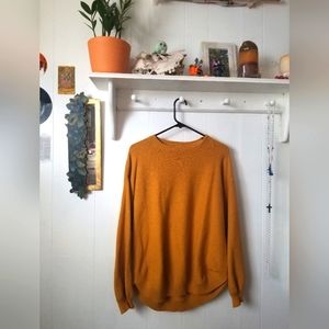 Merokeety Large Mustard Sweater